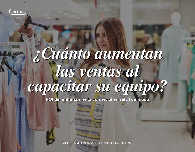 formación vendedores tienda moda